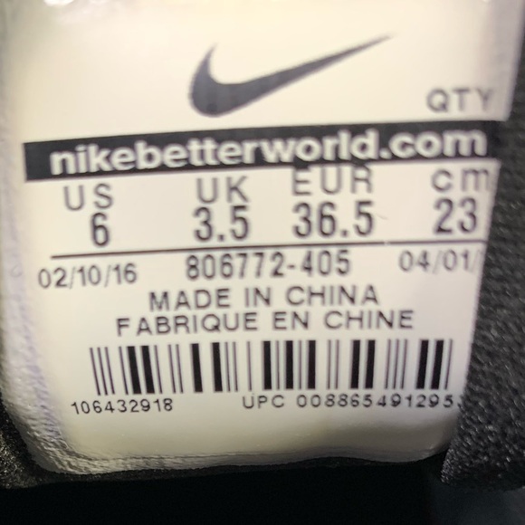 Nike Womens Air Max 2016 Grey Black Sneakers Shoe Size 6 - Picture 10 of 10